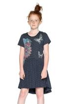  Striped Butterfly Dress