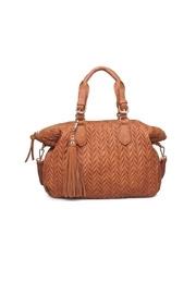  Tan Suede Satchel