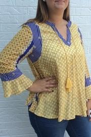  Yellow Flowered Shirt