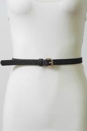 Black Glitter Belt
