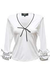 Frill Sleeve Top