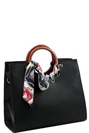  Wooden Handle Structured-satchel