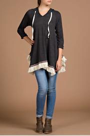  Charcoal Tassel Pullover