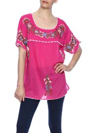 Embroidered Mexican Peasant Top