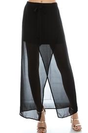  Black Sheer Skirt