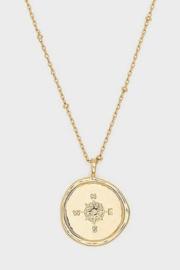  Compass Coin Necklace