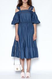  Denim Midi Dress