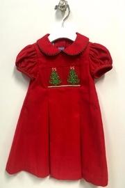  Christmas Tree Smocked Dress