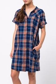  Drop Shoulder Shirt Dress
