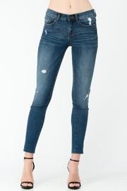  Side Knee-slit Jean