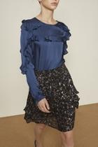  Georgeous Nightblue Blouse