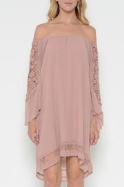  Blush Chiffon Dress