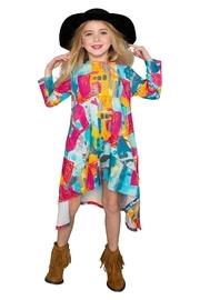  Asymmetrical Grafitti Dress
