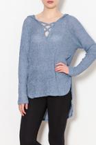  Front Lace Beach Hoodie