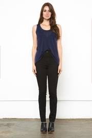  Indigo Voile Tank