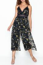  Navy Floral Jumper