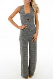  Metallic Band Jumpsuit