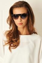  Tortoiseshell Flat Top Sunglasses