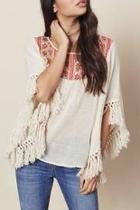  Fringe Poncho Style Top