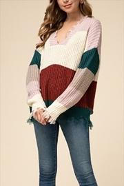  Rust Combo Sweater