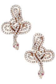  Pink Snake Earrings