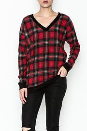  Plaid Vee Sweatshirt