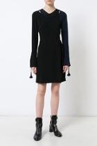  Asymmetrical Bell-sleeve Dress