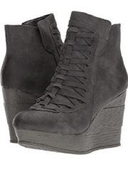  Charcoal Wedge Bootie