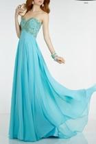  Light Turquoise Gown