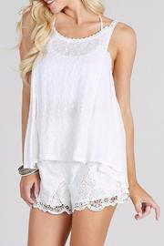  White Eyelet Shorts