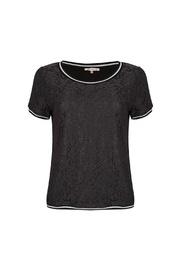  Lace Metallic Top