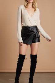  Faux Leather Skort