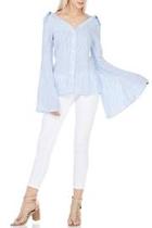  Bell Sleeve Button Up Top