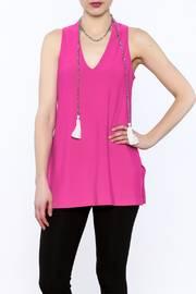 Hot Pink Sleeveless Tunic
