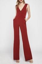  Sleeveless Wide-leg Jumpsuit