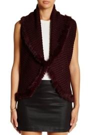  Enzo Vest With Fur Trim