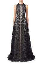  Sleeveless Lace Gown