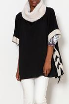  Side Lace Up Poncho