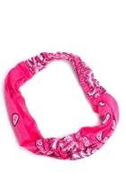  Pink Paisley Headband