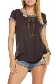  Deconstructed Color Block Tee