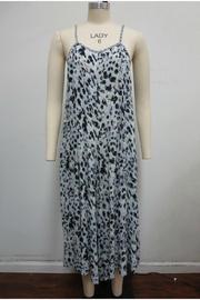  Print Woven Wide Legs Jumpsuit