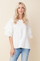  Eyelet Lace Top
