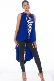  Convertible Long Shawl With Slits