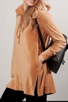  Camel Pullover Tunic