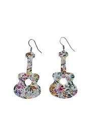Floral Guitar Earrings