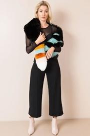  Faux-fur Multi-colored Scarf