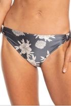  Graphic-floral Bikini Bottom