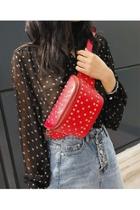  Red Stud Waistbag