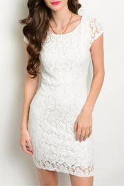  Lace X-back Dress