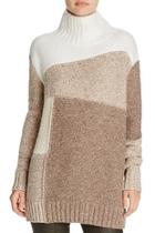  Color-blocked Patchwork Sweater